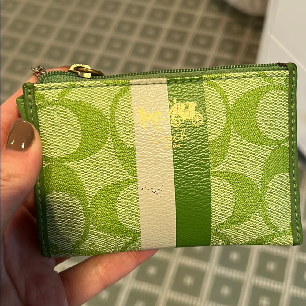 Green Coach wallet